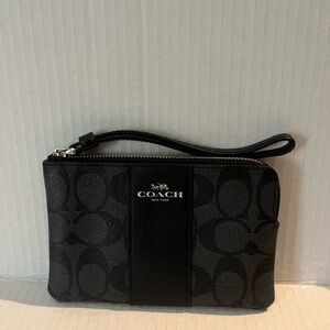 Coach Black Wristlet